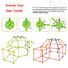 175Pcs Build Your Own Den Set DIY Kids Fort Construction Building Toy