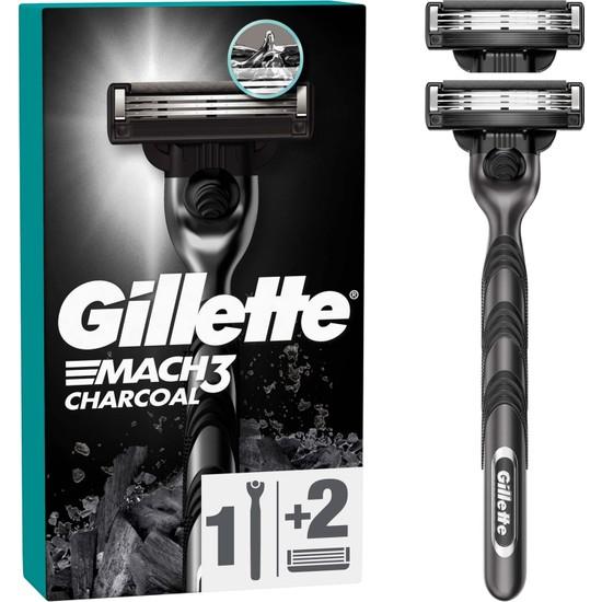 

Сменная бритва Gillette Mach3 с углем
