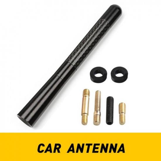 4.7" Carbon Fiber Short Antenna For  TRD Sports Toyota General Purpose Black EOA