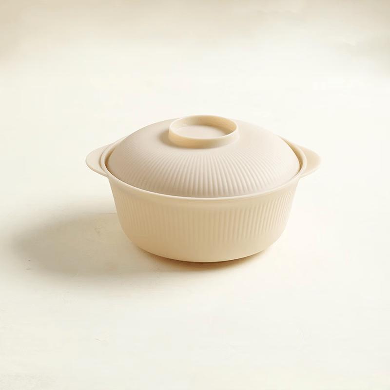 Versatile Enamel Noodle and Rice Bowl