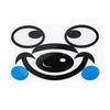 5/10pcs Balloon Wave Ball Cartoon Shape Sticker Handmade Creative DIY Decoration Super Cute Animal Eye Expression Self Adhesive