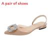 Womens Summer High Heel Shoes With Water Diamond Tapered Toe For Elegant Outfits