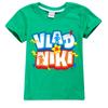 Children Cute Vlad Niki Clothes Kids Summer Fashion T-shirt Baby Boys Cartoon Tshirts Toddler Girls Short Sleeve Casual Tops