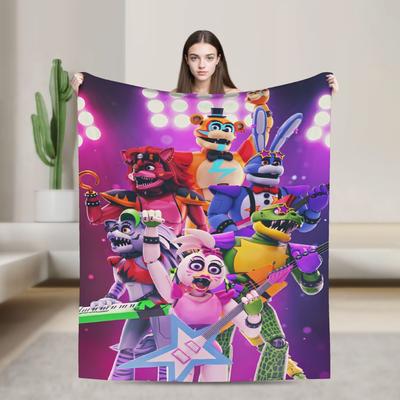 FNAF U Fredyho Super Tepládeka Dětské Plyšové Povlečení Přehozy Nadýchaná Obývací Pokoj Flanelové Povlečení Potah na Rozkládací Pohovku