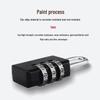Colorful Alloy Digital Combination Padlock - Anti-Theft Safety Lock for Stationery and Luggage
