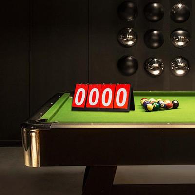 Placar de mesa Flip Scoreboard portátil de 4 dígitos Placar de pontuação Score Keeper Flipper para jogos de tênis