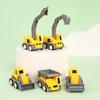 5 Mini Excavators For Engineering Vehicles, Detachable Car Ornaments, Architectural Themes, Birthday Gifts, Festive Ornaments