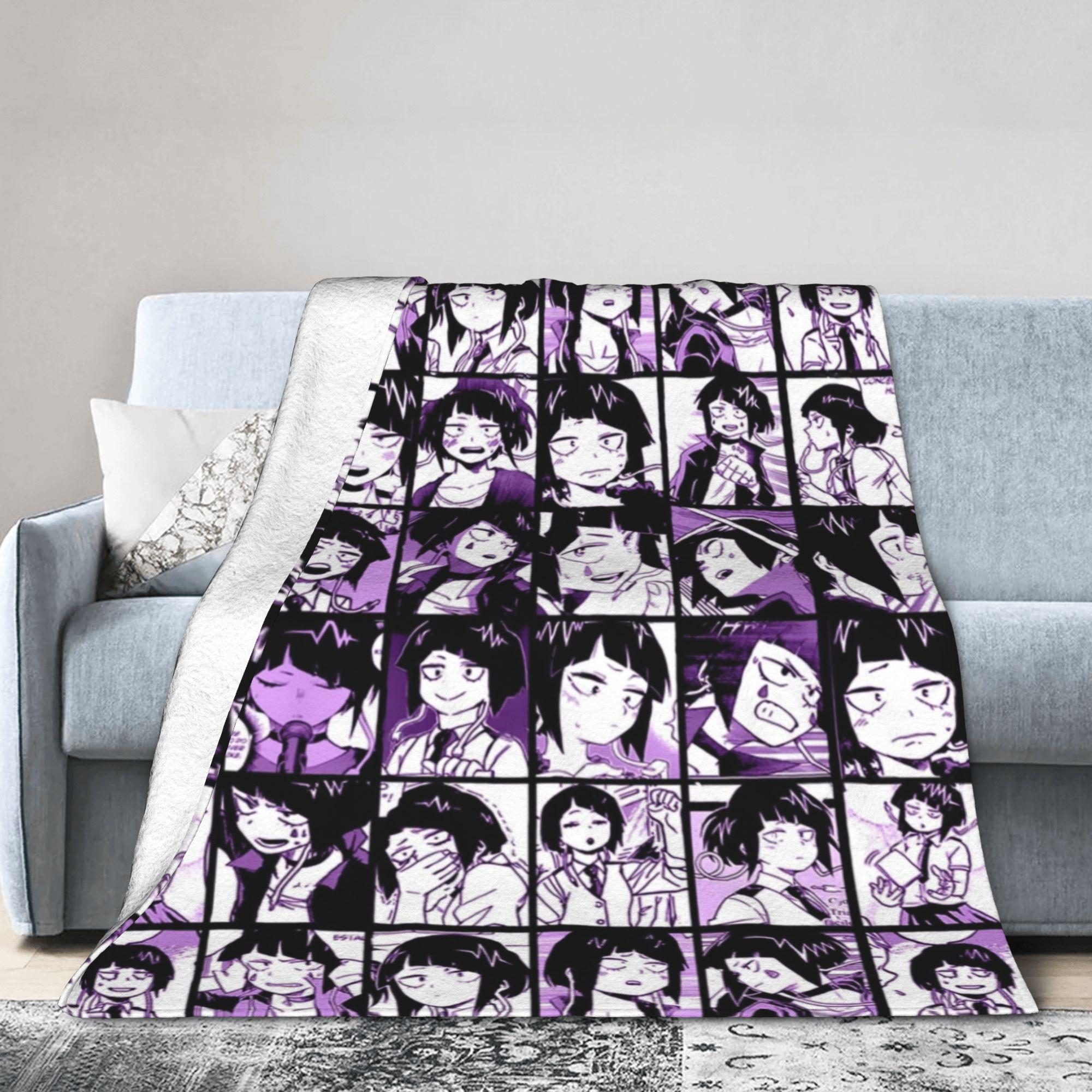 

Jiro Kyoka Blankets Coral Fleece Plush Summer Winter Academy Anime Manga Soft Throw Blanket for Bedding Travel Bedding Throws 75x90cm