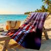 Atletico Madrid Customize Your Name Beach Towel Soft Durable Quick-Dry Suitable for Swimming Gym Camping Yoga Vacation