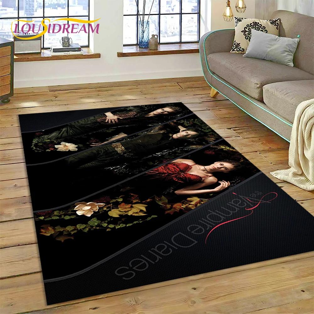 The Vampire Diaries Damon Salvatore Carpet Rug for Bedroom Living Room Home Sofa Decoration,Children Game Large Decor Floor Mat