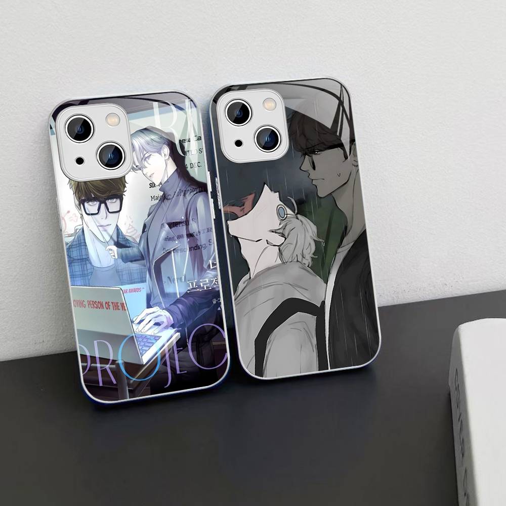 Nerd Project Bl Anime For iPhone 14 13 12 Mini 11 Pro XS Max X XR 14 Plus Tempered Glass Cover