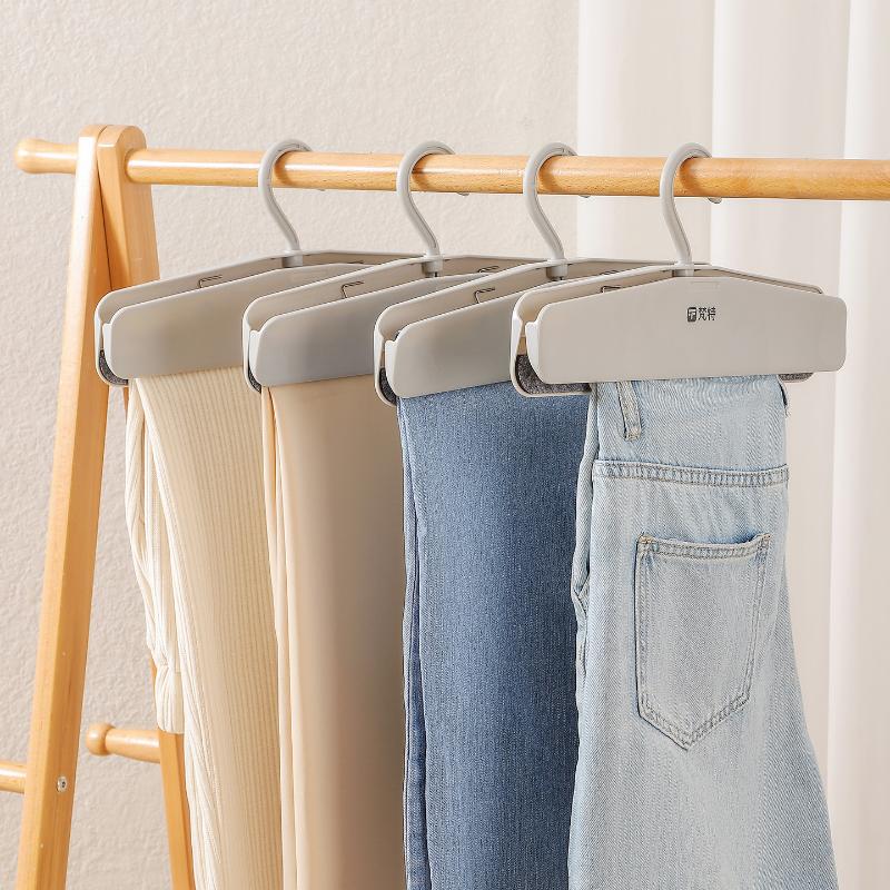 Long Skirt Non-Slip Pants Clip Storage Rack Pants Special Wrinkle-Free Pants Rack Jk Hanger Home Storage Artifact