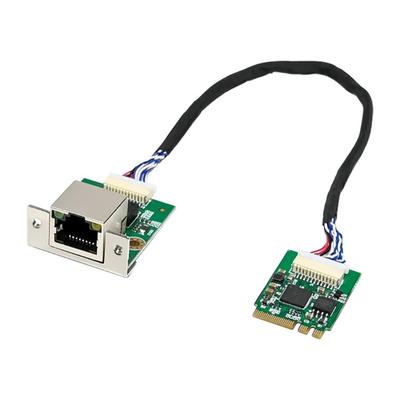 Industrial M.2 A+E KEY 2.5Gbps Ethernet Card Industrial Control Networking Card 2.5Gbps/1000/100Mbps M.2 Networking Adapter
