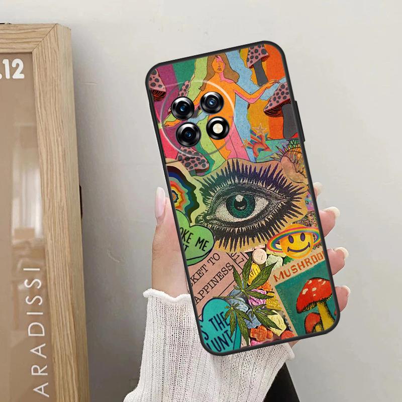 Eye Illustration Case For OnePlus Nord CE 5 2 3 4 Lite N20 N30 OnePlus 15 13 12 10 R 13T 10T 11 9 10 Pro Cover