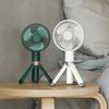 2-in-1 Reiseventilator USB wiederaufladbar Mini faltbarer Schreibtischventilator Camping Wandern Handventilator