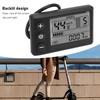 Pantalla LCD a prueba de agua IP65 para bicicleta eléctrica 24V 36V 48V Pantalla LCD para bicicleta eléctrica Montaje en manillar
