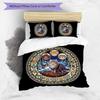 Royal Cats Winter Retreat Pattern Bedding,Quilt Set Quilt Cover Pillowcase Home Birthday Gift (1*duvet Cover+2*pillowcase,without Core)