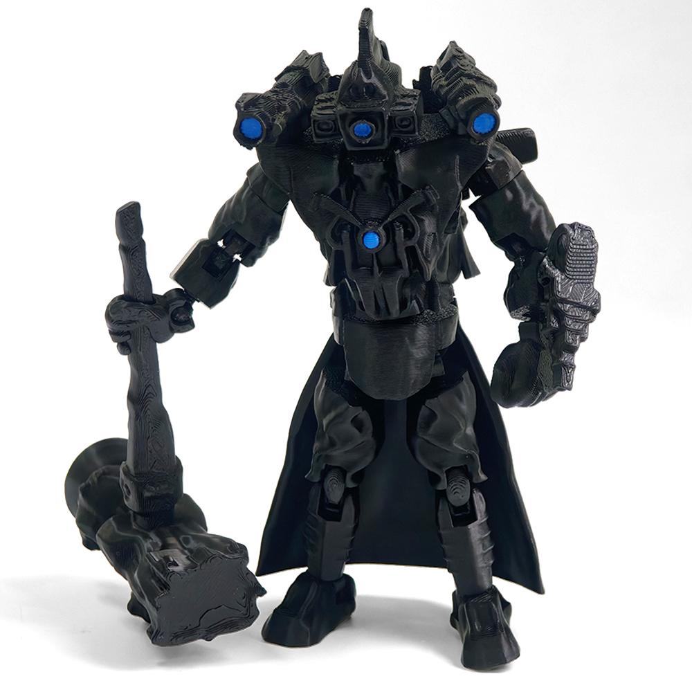 New 3D Printed Skibidi Figures Toilets Speakerman Spider Monitoring 2.0 Interceptor Warrior Vacuum Models for Kid Birthday Gif