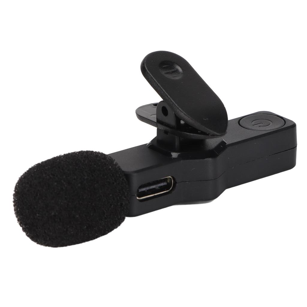 Wireless Lavalier Microphone Plug and Play Rechargeable Portable Microphone for Live Broadcast