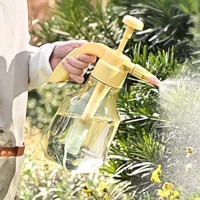 Yousheng Druck-Gartensprüher, 1,5-l-Sprühflasche mit Pumpfunktion, Drucksprüher mit verstellbarer Düse für die Bewässerung von Pflanzen im Innen- und Außenbereich zu Hause