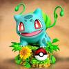 Anime Pokemon Figure Bulbasaur Action Figures 10cm PVC Action Figures Collection Model Toys Gifts