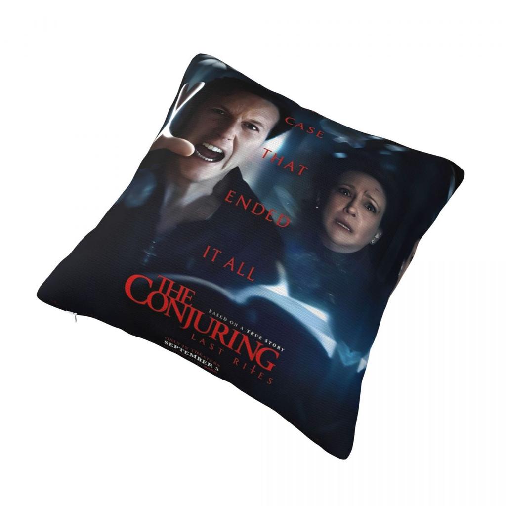 Pillow Cover The Conjuring Last Rites Design Cushion Cover Vintage Pillow Case For Chair Sofa Home Decoration Pillowcases