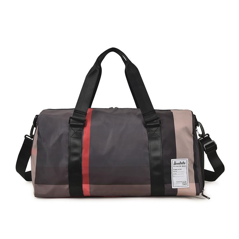 Dry and wet separation fitness bag women with shoe position anti-splashing outdoor sports backpack light short-distance travel bag men