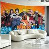 Anime NARUTO Wall Tapestry Aesthetic Wall Hanging Printed Fabric Blanket Decorative Tapestries for Bedroom Living Room Home Decor