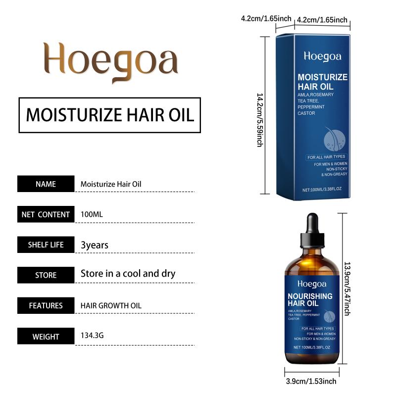 Repair Essential Hair Oil for Dry Frizzy Hair Ends Smooth Nourish Moisturize Lightweight NonGreasy Everyday Use