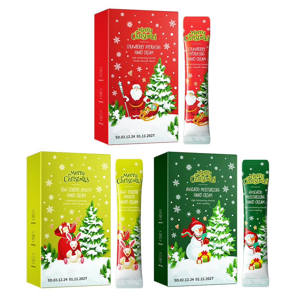Vánoční sváteční dárková sada krémů na ruce 20 ks cestovních velikostí vonící hydratační mléko pro péči o suché popraskané ruce