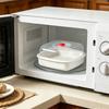 Food Grade Plastic Microwave Oven Steamer Box Microwave Vegetable Steamer  Daily Meal Preparation