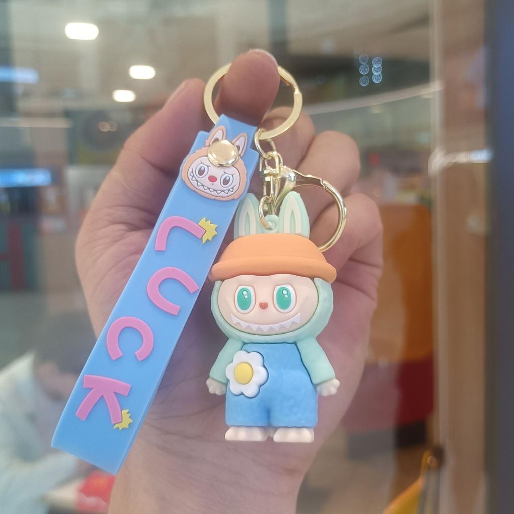 Buck Tooth Sheep Keychain Cute Cartoon Doll Schoolbag Pendant Car Key Chain Gift