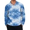 Men's Casual Retro Small V-neck Long-sleeved Top