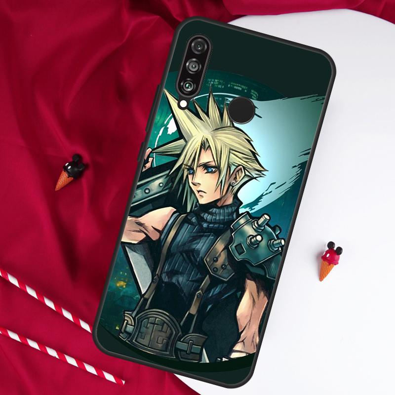 FINAL FANTASY Cloud Strife For Huawei Nova Y61 Y91 Y73 Y72 Y90 Y70 Y60 12s 12i 11i 8i 9 10 SE P60 P30 Pro P40 Lite Case