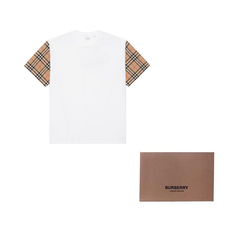 Final Sale Vintage Check-sleeve T-shirt 80427161