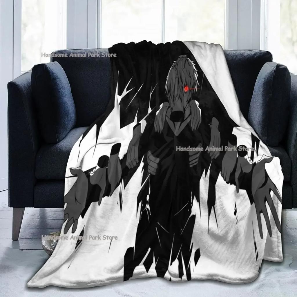 My Hero Academia Collage Anime Shigaraki Fleece Flannel Throw Blanket Cozy Warm Throws for All Season Super Soft Blanket for Bed
