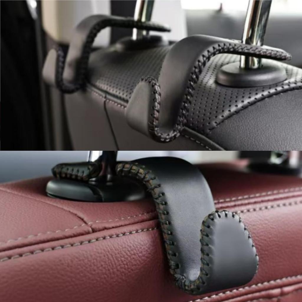 Set of 2 headrest and seat hooks for Crown and 220 series These car hooks help prevent luggage from falling over and hang from the fits Crown