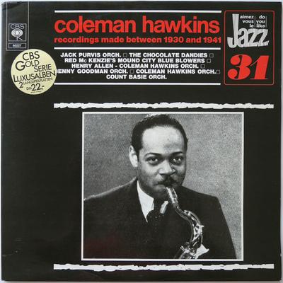 LP-skiva COLEMAN HAWKINS - Inspelningar gjorda mellan 1930 och 19 CBS68227 CBS 1973 Storbritannien Jazz Begagnad