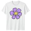 Purple Flower Floral Nature Graphic Tee Men Women Unisex T-Shirt Gift Idea