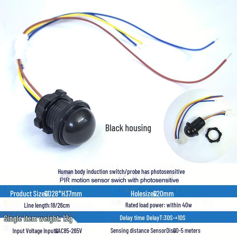 Sufitowa Lampa Infared z Czujnikiem Ruchu Radarowym i Czujnikiem Ciśnienia
