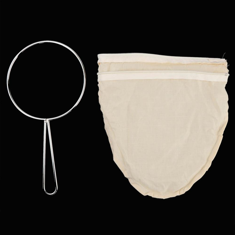Cheesecloth Tea Bag Strainer Zipper Closure Food Strainer Cloth Infuser Filter Bags Loose Leaf Tea