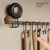 Suction Cup Door Hook Organizer With Strong Load Capacity For Bedroom Wall Storage