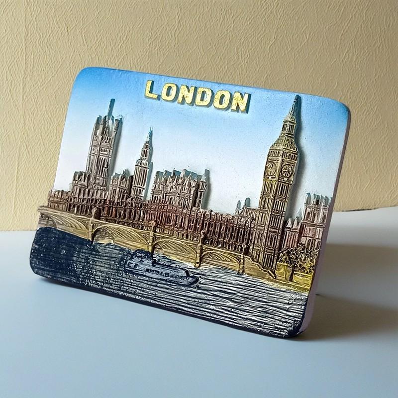 Europe  UK London 3D Refrigerator Stickers Fridge Magnets Tourist Attractions  Refrigerator Stickers Souvenirs London Handmade C