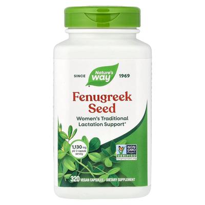Fenugreek Seed 1130 Mg Vegan Capsules, 320 Count (565 Mg Per Capsule)