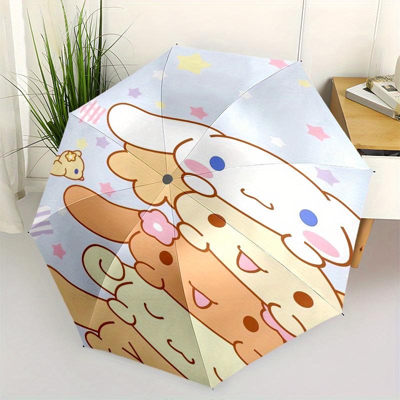 Cinnamoroll,Stars Automatic Umbrella-Foldable, Durable 8-Bone Design, Compact and Stylish, Great for Camping, Halloween, Christmas, Mother s