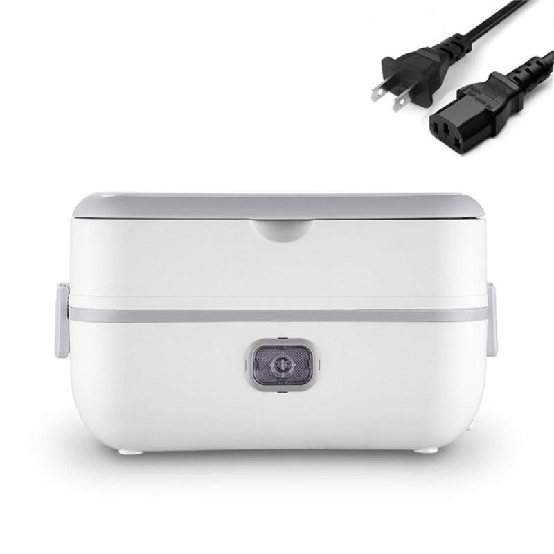Electric Lunch Box Double Layer Insulated Food Heater for Dormitory Kitchen Office Travel Food Storage Container