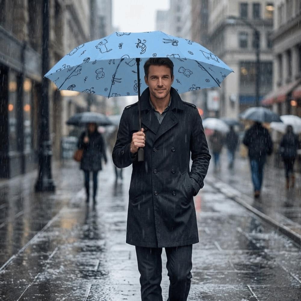 Sun Protection Dual-Use Umbrella UV Protection Folding Umbrella Travel Rain Umbrella  Beach