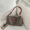 Stylish Small Square Bag For Women Chic Casual Crossbody With Unique Weave Design