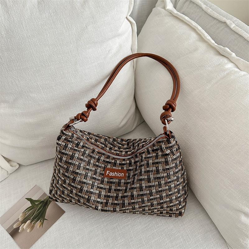 Stylish Small Square Bag For Women Chic Casual Crossbody With Unique Weave Design