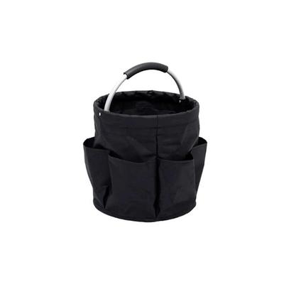 A84E-Black Portable Foldable Storage Bag Gardening Tool Bag Manual Tool Bag Planting Props Shopping Camp Basket 28Cm X 28Cm